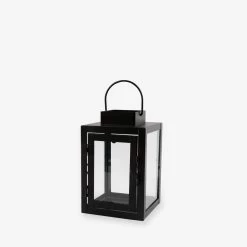 Laterne Metall Klein Schwarz