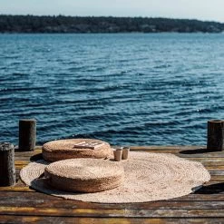 Teppich Jute Rund 150 Cm -Heimtextilien Geschäft 375708 34788