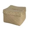 Korb Seegras Deckel 28x28cm -Heimtextilien Geschäft 375732 18147