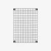 Aufbewahrungstafel Gitternetz 60 X 42 Cm Schwarz -Heimtextilien Geschäft 375888 20186 3