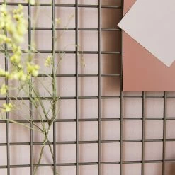 Aufbewahrungstafel Gitternetz 60 X 42 Cm Grün -Heimtextilien Geschäft 375905 20945