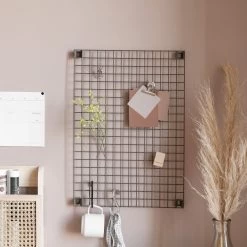 Aufbewahrungstafel Gitternetz 60 X 42 Cm Grün -Heimtextilien Geschäft 375905 20946