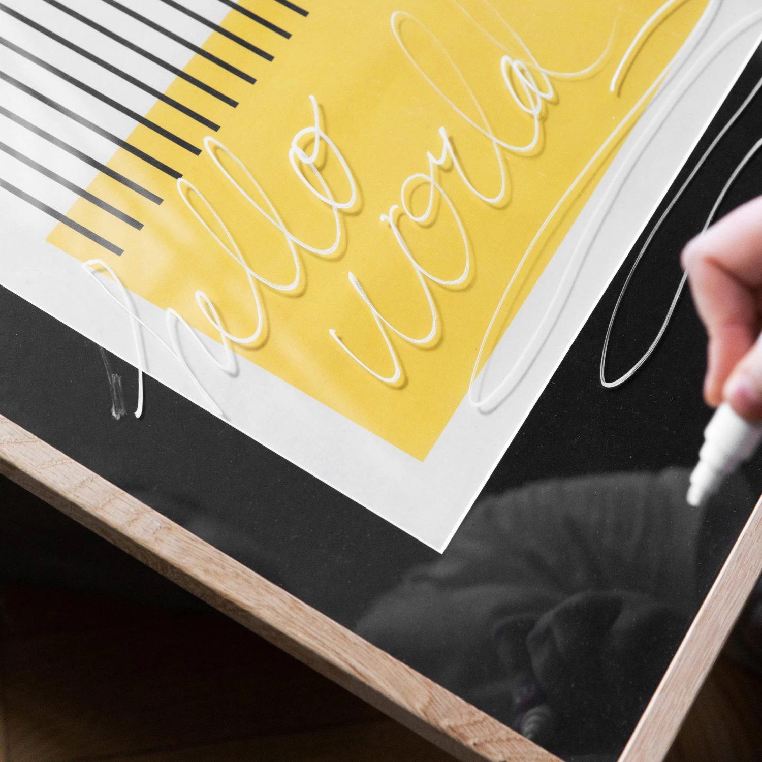 Passe-Partout 50x70 Cm Black 7 Passe-Partout 50x70 Cm Black – Bild 5