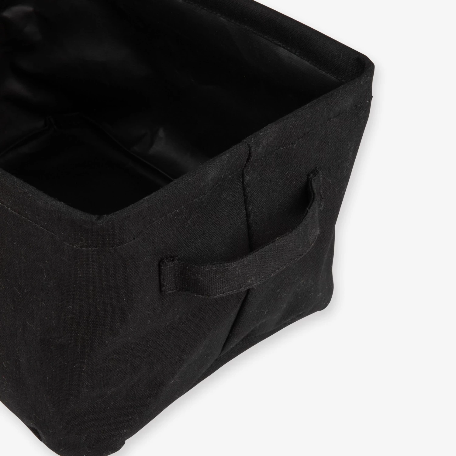 Korb Faltbar Klein Schwarz 5 Korb Faltbar Klein Schwarz – Bild 3