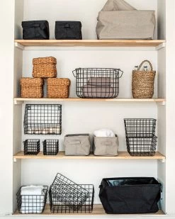 Korb Faltbar Klein Schwarz 11 Korb Faltbar Klein Schwarz -Heimtextilien Geschäft 376222 37632