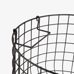 Korb Stapelbar Klein Schwarz -Heimtextilien Geschäft 376332 21681 1