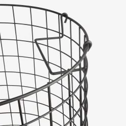 Korb Stapelbar Groß Schwarz -Heimtextilien Geschäft 376333 21676