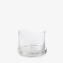 Blumentopf/Untersetzer Glaszylinder Klein