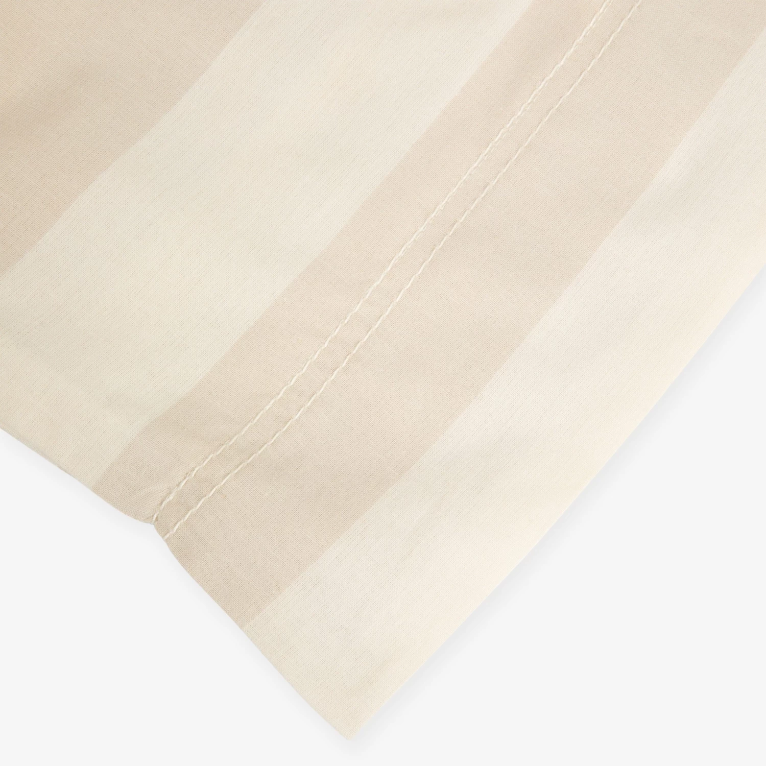 Bettgarnitur Gestreift 140 X 200 Cm Beige/Weiß 7 Bettgarnitur Gestreift 140 X 200 Cm Beige/Weiß – Bild 5