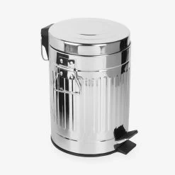 Pedal-Eimer Metall 12 L -Heimtextilien Geschäft 400116 24452