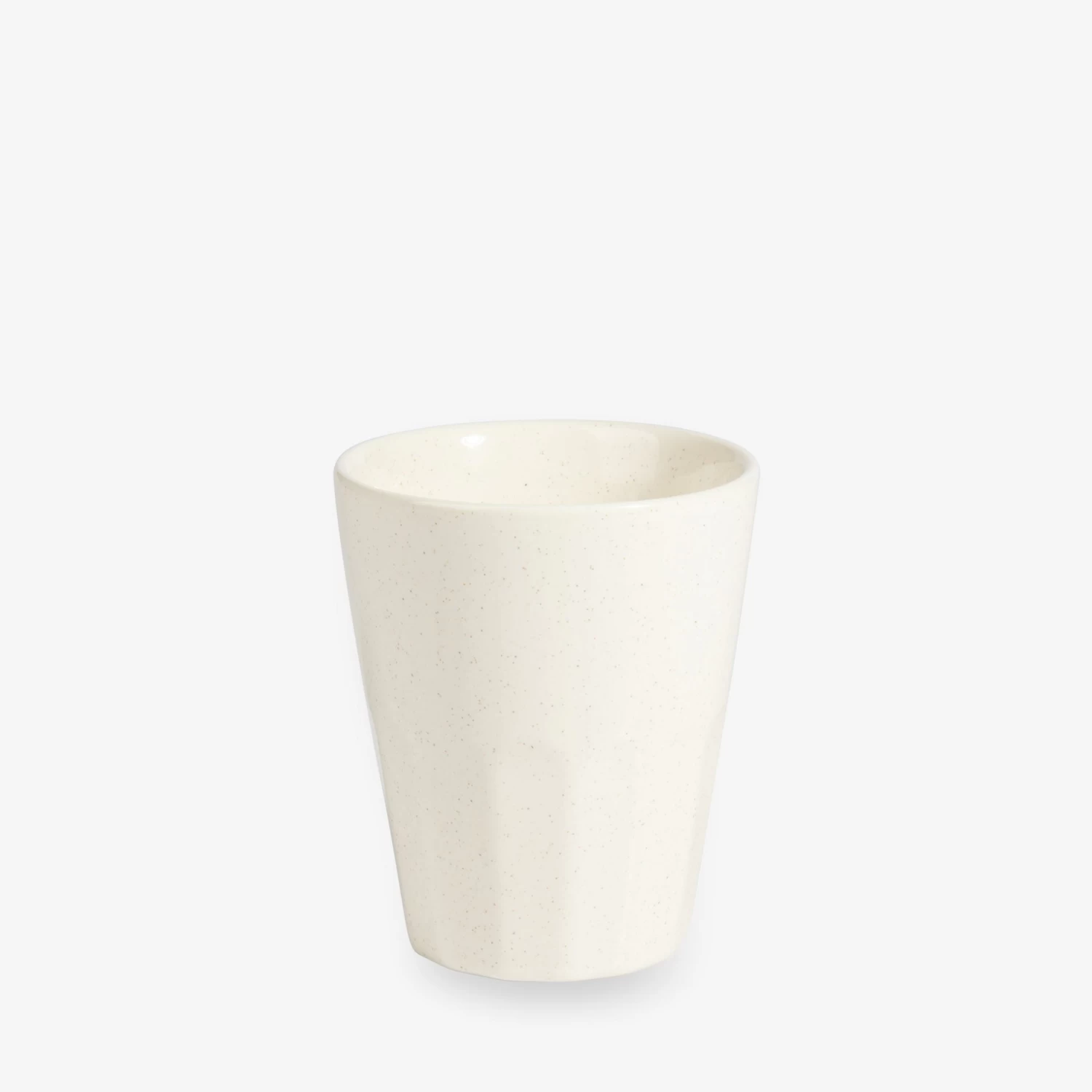 Becher Porzellan Creme 3 Becher Porzellan Creme