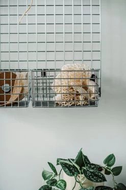 Aufbewahrungstafel Gitternetz 60 X 42 Cm Chrom -Heimtextilien Geschäft 400416 35373