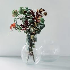 Vase Blase Klarglas -Heimtextilien Geschäft 400438 29637