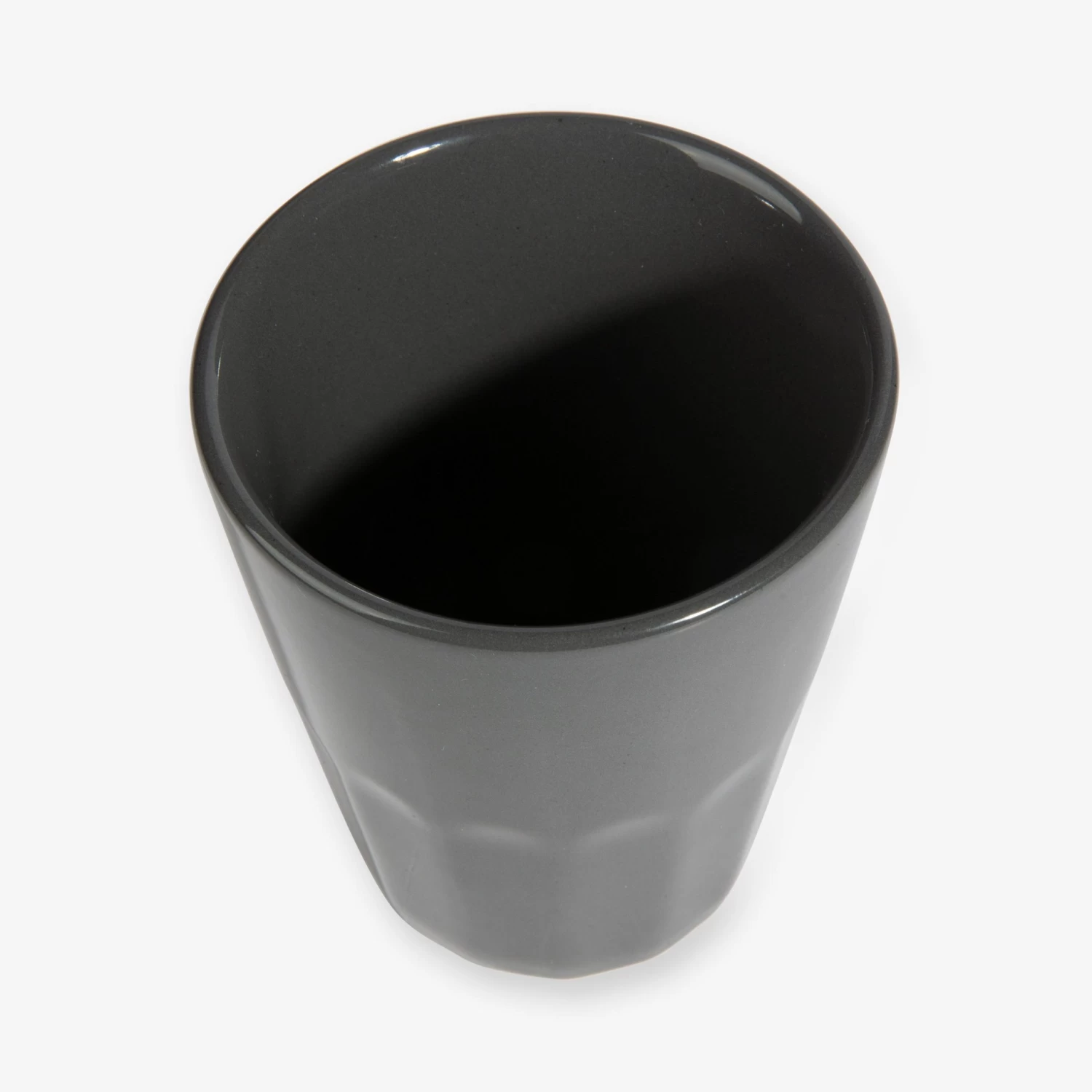 Becher Porzellan Grau 5 Becher Porzellan Grau – Bild 3