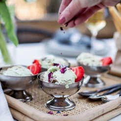 Eisbecher Metall -Heimtextilien Geschäft 400502 25457