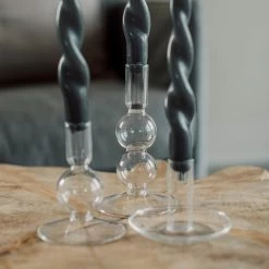 Kerzenständer Glas Gerade -Heimtextilien Geschäft 400543 28343