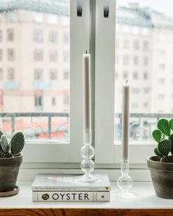 Kerzenständer Glas Zepter Gerade -Heimtextilien Geschäft 400545 36428