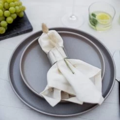 Teller Bruno Steingut 28 Cm Grau 12 Teller Bruno Steingut 28 Cm Grau -Heimtextilien Geschäft 400585 25689