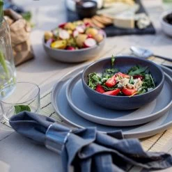 Teller Bruno Steingut 28 Cm Grau 13 Teller Bruno Steingut 28 Cm Grau -Heimtextilien Geschäft 400585 25691