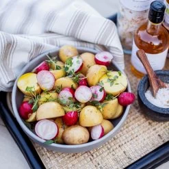 Schüssel Bruno Steingut 22 Cm Grau -Heimtextilien Geschäft 400587 25692