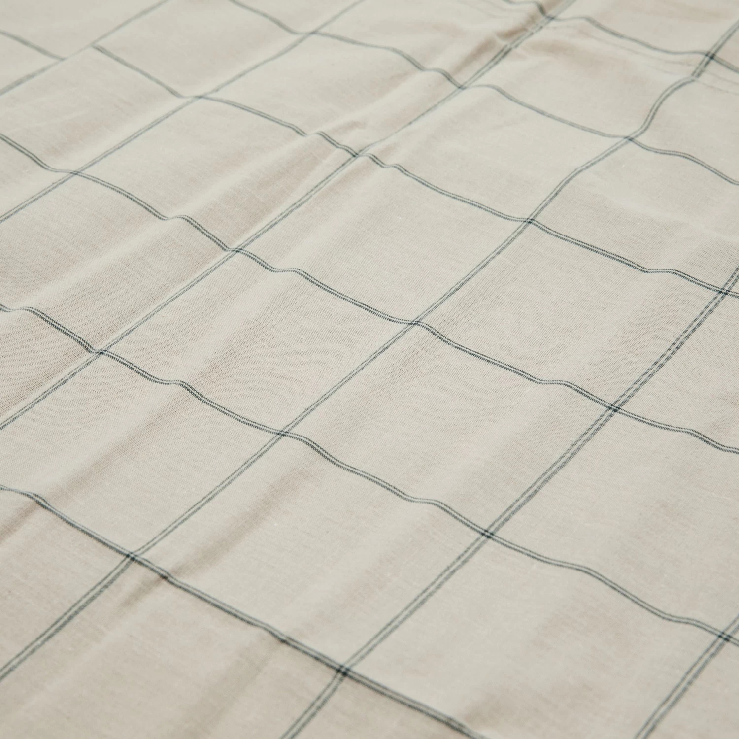 Bettgarnitur Kariert 140 X 200 Cm Sandbeige 4 Bettgarnitur Kariert 140 X 200 Cm Sandbeige – Bild 2