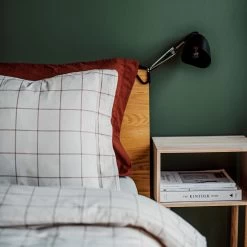 Bettgarnitur Kariert 140 X 200 Cm Naturweiß -Heimtextilien Geschäft 400725 29393