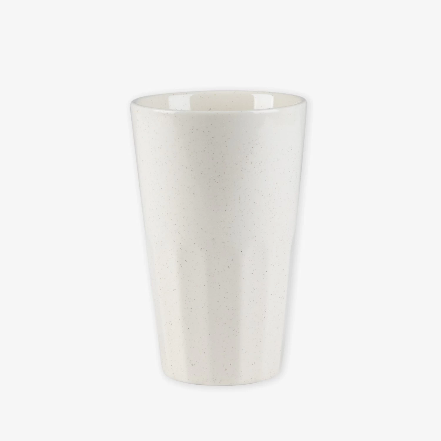 Becher Porzellan Groß Creme 3 Becher Porzellan Groß Creme