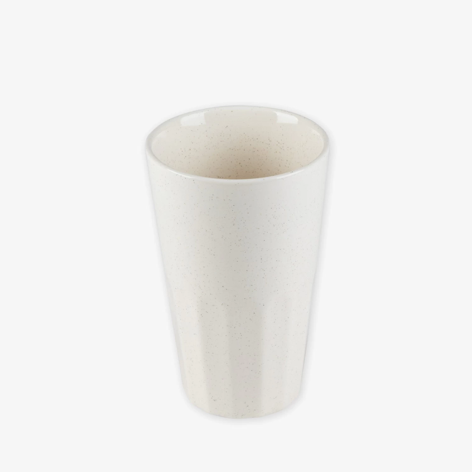 Becher Porzellan Groß Creme 4 Becher Porzellan Groß Creme – Bild 2