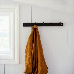 Hook Strip Birch 48 Cm Black -Heimtextilien Geschäft 400741 27566