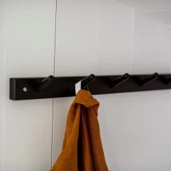 Hook Strip Birch 48 Cm Black -Heimtextilien Geschäft 400741 27567