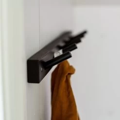 Hook Strip Birch 48 Cm Black -Heimtextilien Geschäft 400741 27568