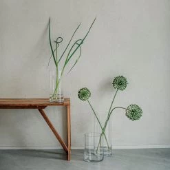 Vase Glas Zylinder H 35 Cm Ø 15 Cm -Heimtextilien Geschäft 400753 29507