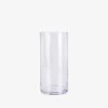 Vase Glas Zylinder H 25 Cm Ø 12 Cm -Heimtextilien Geschäft 400754 29509