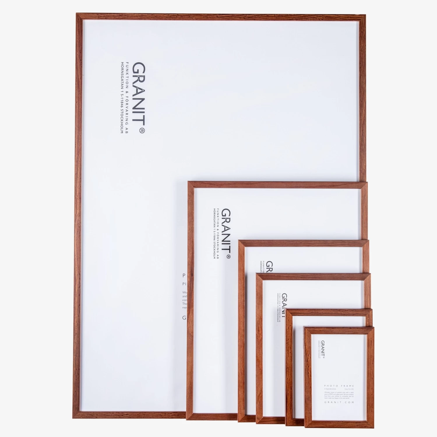 Frame 21x30 Cm A4 Walnut 4 Frame 21x30 Cm A4 Walnut – Bild 2