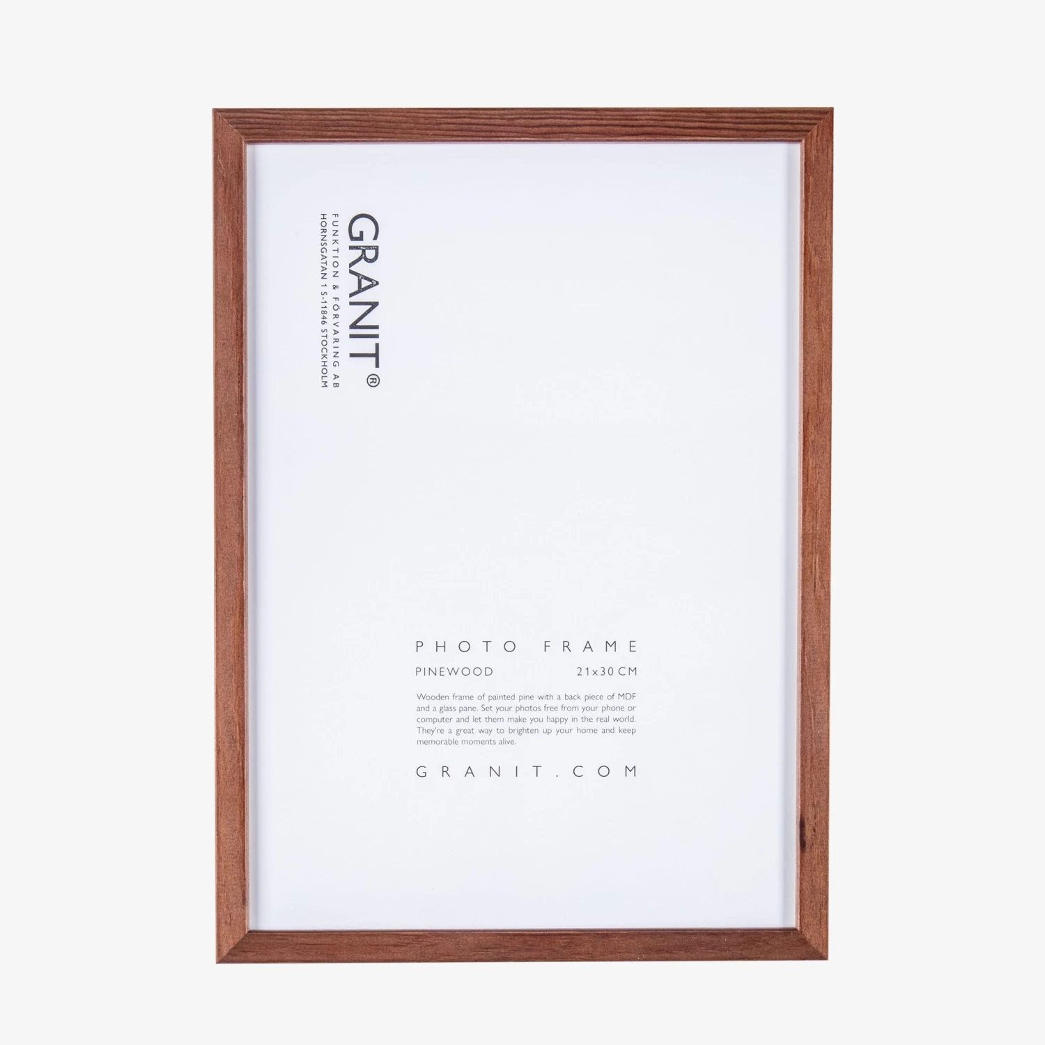 Frame 21x30 Cm A4 Walnut 3 Frame 21x30 Cm A4 Walnut