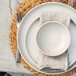 Tablett Jute Ø 35 Cm -Heimtextilien Geschäft 400938 33790