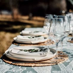 Tablett Jute Ø 35 Cm -Heimtextilien Geschäft 400938 34653