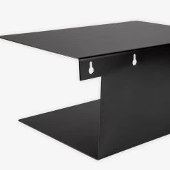 Nachttisch Wandhängend Metall Schwarz 11 Nachttisch Wandhängend Metall Schwarz -Heimtextilien Geschäft 400978 28614