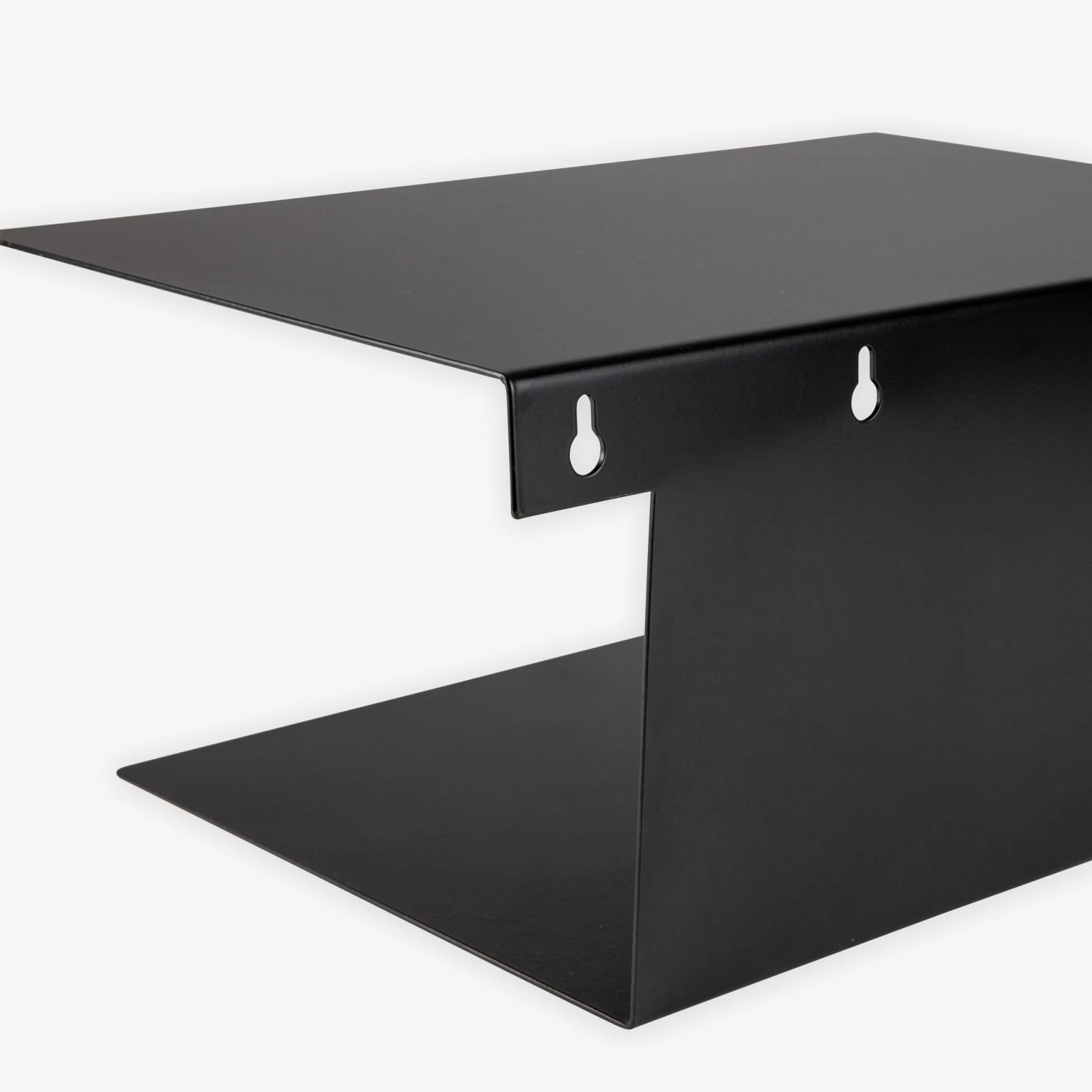 Nachttisch Wandhängend Metall Schwarz 6 Nachttisch Wandhängend Metall Schwarz – Bild 4