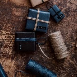 Jute Twine 60m Dark Blue -Heimtextilien Geschäft 401007 30491