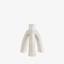 Kerzenleuchter High Flow Warmgrau