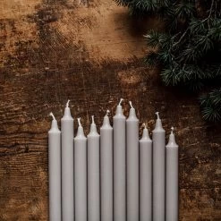 Kronleuchterkerze Stearin Sand -Heimtextilien Geschäft 401093 30514