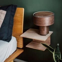 Nachttisch Wand Gehängt Holz 18 X 24 X 32 11 Nachttisch Wand Gehängt Holz 18 X 24 X 32 -Heimtextilien Geschäft 401112 29147