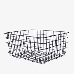 Korb Metall XL Schwarz