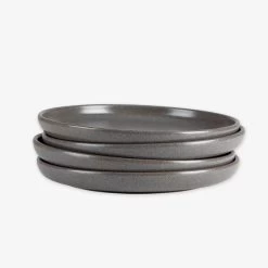 Teller Bruno Steingut 22 Cm Dunkelgrau -Heimtextilien Geschäft 401212 29718 1