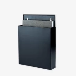 Wandfach Schwarz A4 -Heimtextilien Geschäft 401240 29798