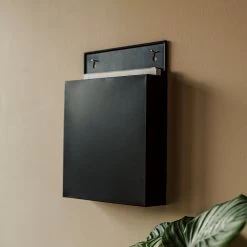 Wandfach Schwarz A4 -Heimtextilien Geschäft 401240 31076