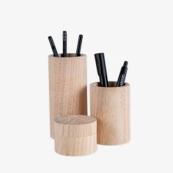 Penholders Wood 3-pack -Heimtextilien Geschäft 401242 29237