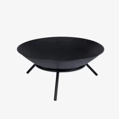 Feuerschale Metall Schwarz -Heimtextilien Geschäft 401245 30138