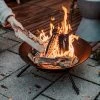 Feuerschale Metall Schwarz -Heimtextilien Geschäft 401245 30889